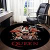 1pc Queen Music Office Round Area Rug, Under Office Chairs Bedroom Living Room Home Decor  A1022279