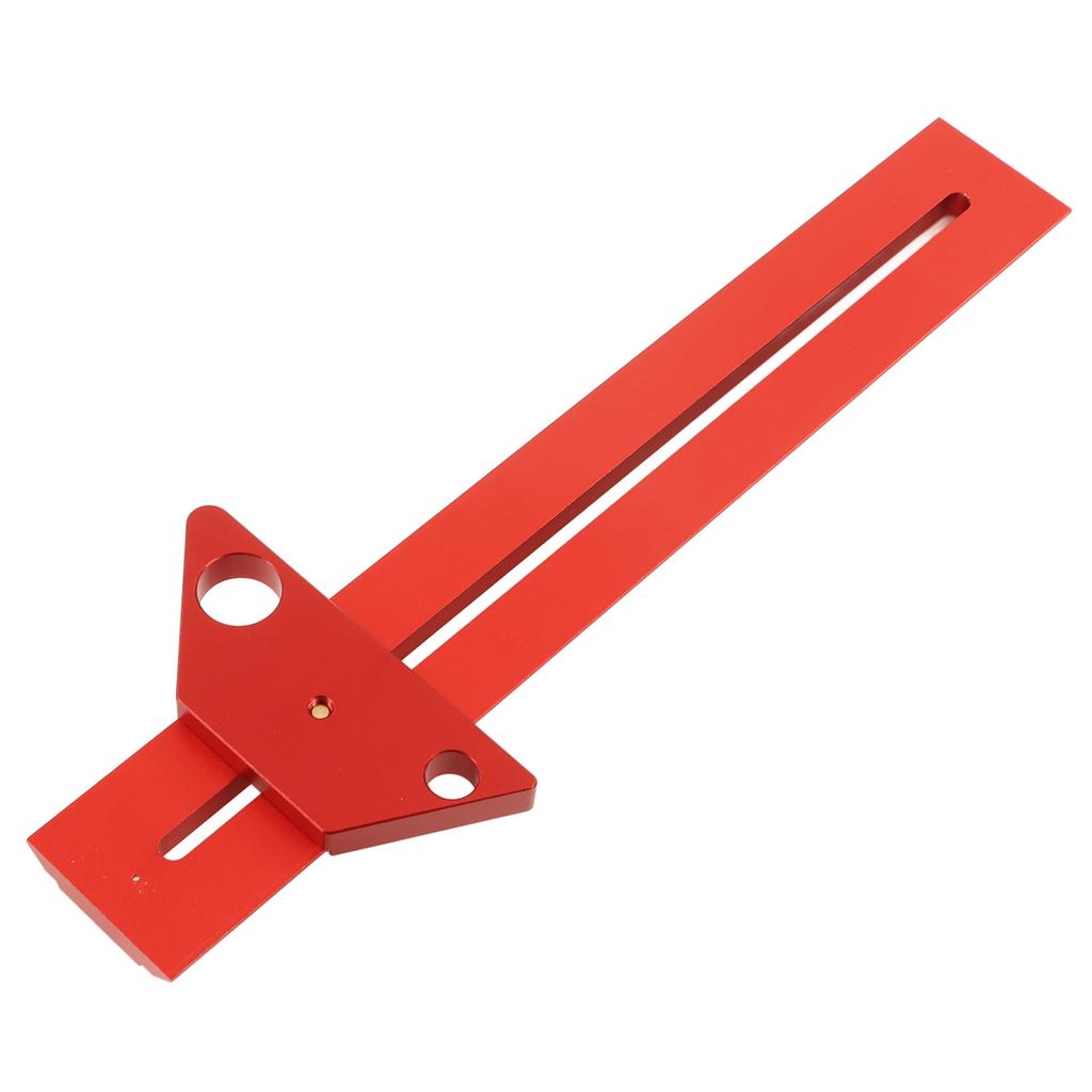 Woodworking T Track Ruler Multifunctional Aluminum Alloy Portable Wood Measuring Angle Ruler