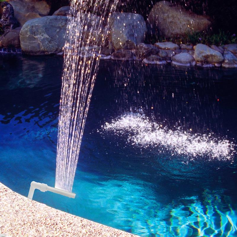Swimming Pool Waterfall Fountain Spray Single Fountain Heads Water Sprinklers Pools Spa Garden Decorations Pool Accessories