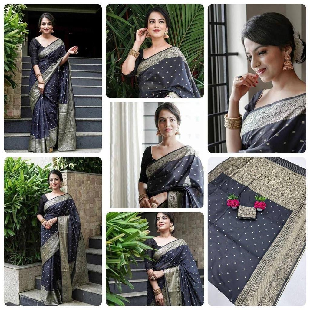 Royal Lichi Silk Saree – Elegant Jacquard Wedding Collection