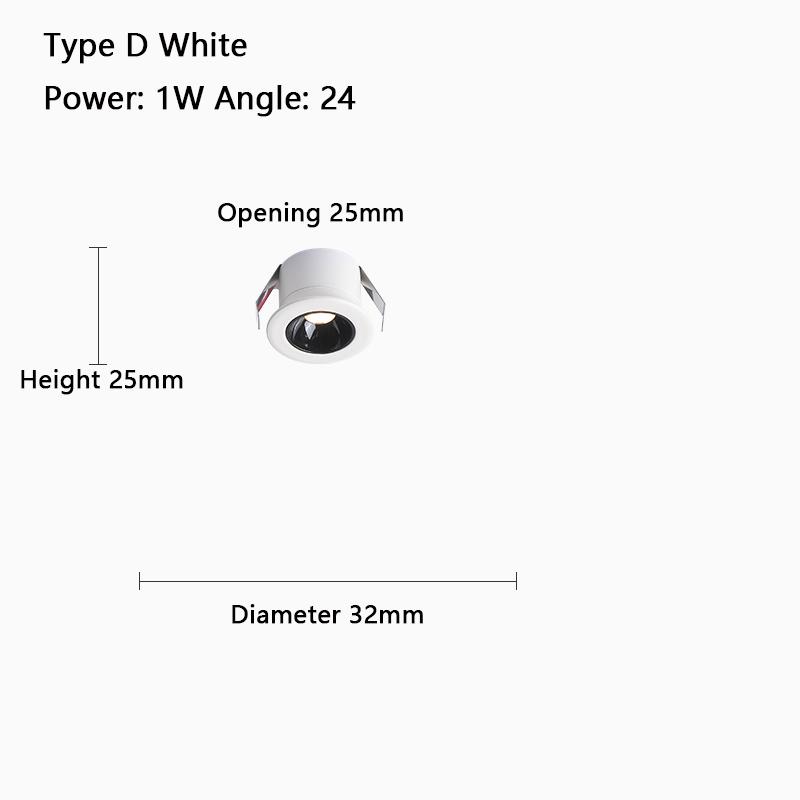

Маленький точечный светильник 1 Вт 3 Вт, мини-светильник в форме полной небесной звезды, светодиодный точечный светильник с отверстием 18 мм, встроенный потолочный светильник, дисплей, AC85-265V Cold white 6000k