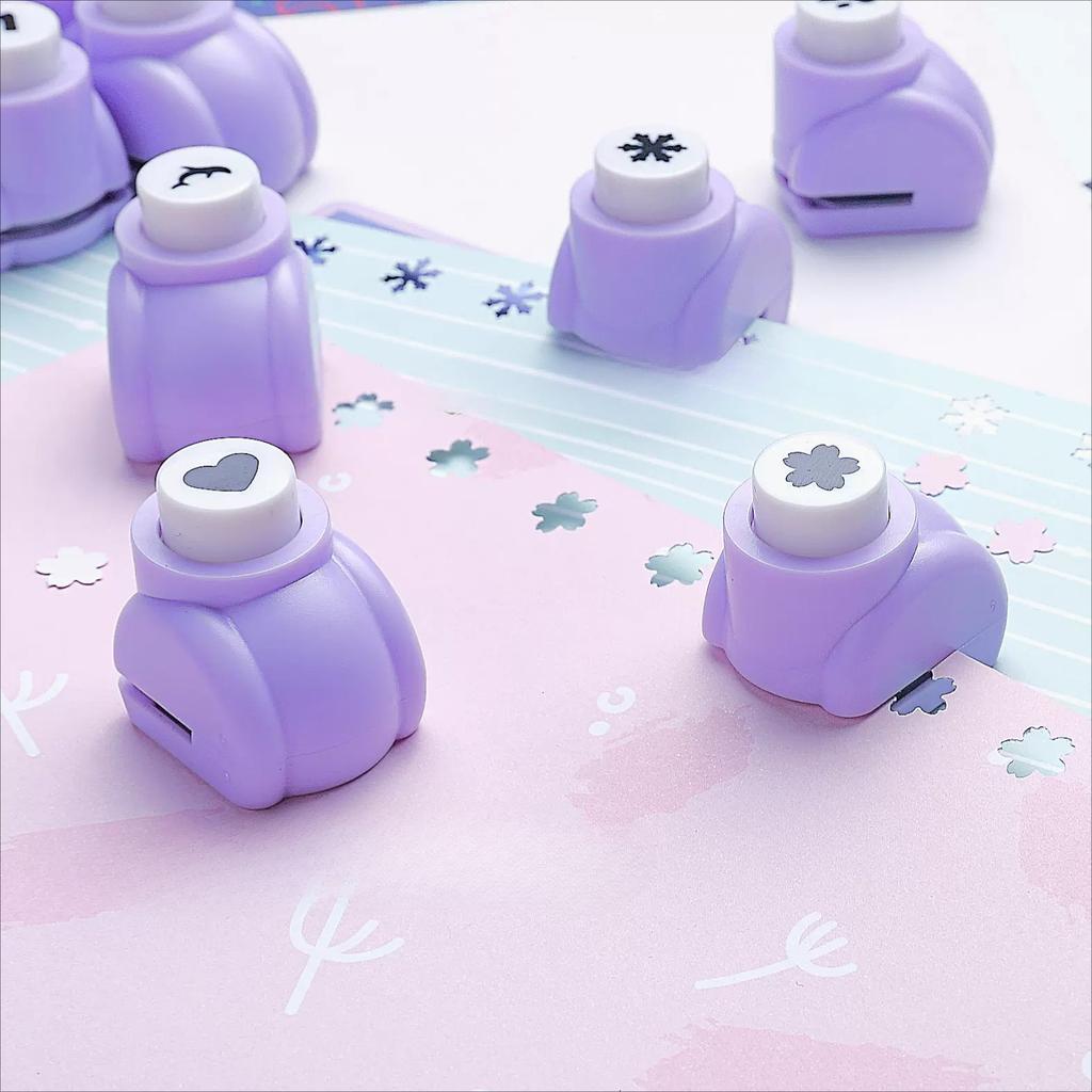 Alien Pattern Punch Small Star Love Flower Punching Machine Fancy Border Punch DIY Paper Cutter Craft Handmade Embossers