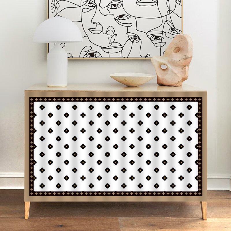 Шторка-занавеска на дверцу шкафа из фланели Lilang 130x80cm