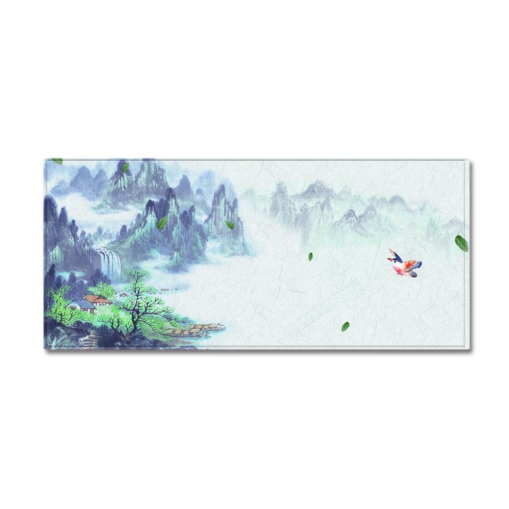 Landscape Painting, Entrance Door Mat, Bathroom, Water-Absorbing Non-Slip Floor Mat, Bedroom Bay Window Blanket, Living Room Carpet