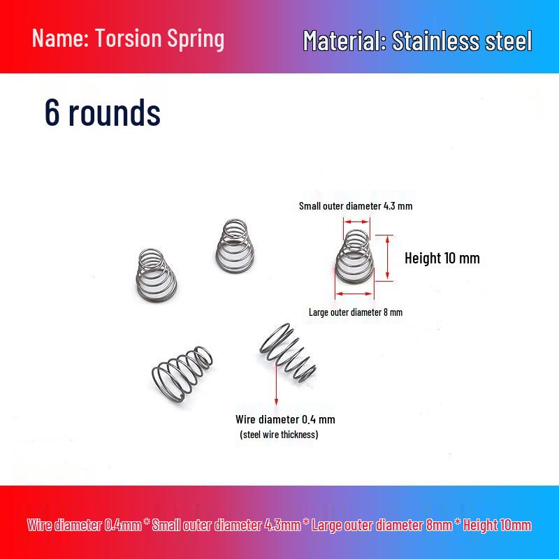 Stainless Steel Pagoda-Shaped Trapezoidal Compression Spring for Battery