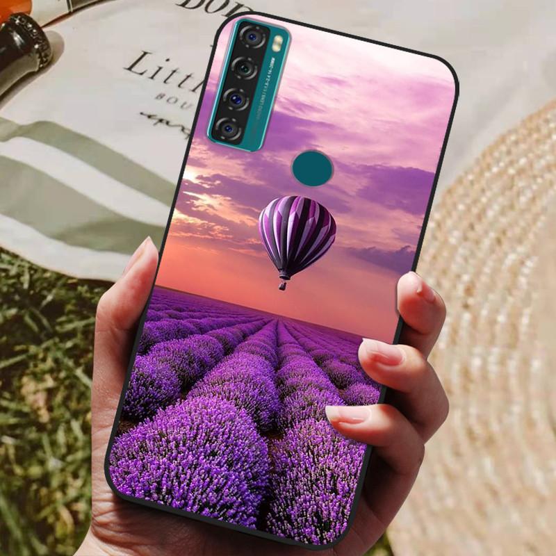 For TCL 20 SE Case Soft Silicone Phone Back Cover For TCL 20 SE TCL20SE TCL20 20SE Cases Coque for TCL 20SE  Fundas Bumper Shell