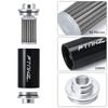 ID:58MM Universal Fuel Filter with Bracket with 2pcs AN6/AN8/AN10 Adaptor Fittings with 100micron Steel Element PQY5573+LS2511