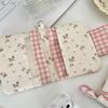 Cute With Key Ring Fabric Floral Card Bag Portable Multiple Card Cloth Printed Wallet Fashion Cute Bow Card Holder Student