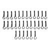Headlamp Clips 30 Pcs Sturdy Plastic for Secure Helmet Fixing During Activities