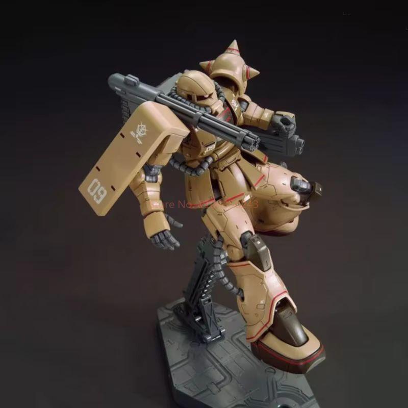 Hot Jms Modelo Zaku Cañón Medio Hg 1/144 Ms-06ck Paquete de Modelo de Ensamblaje Color Desierto Juguete Figuras de Acción Robot Mecha Regalos para Niños