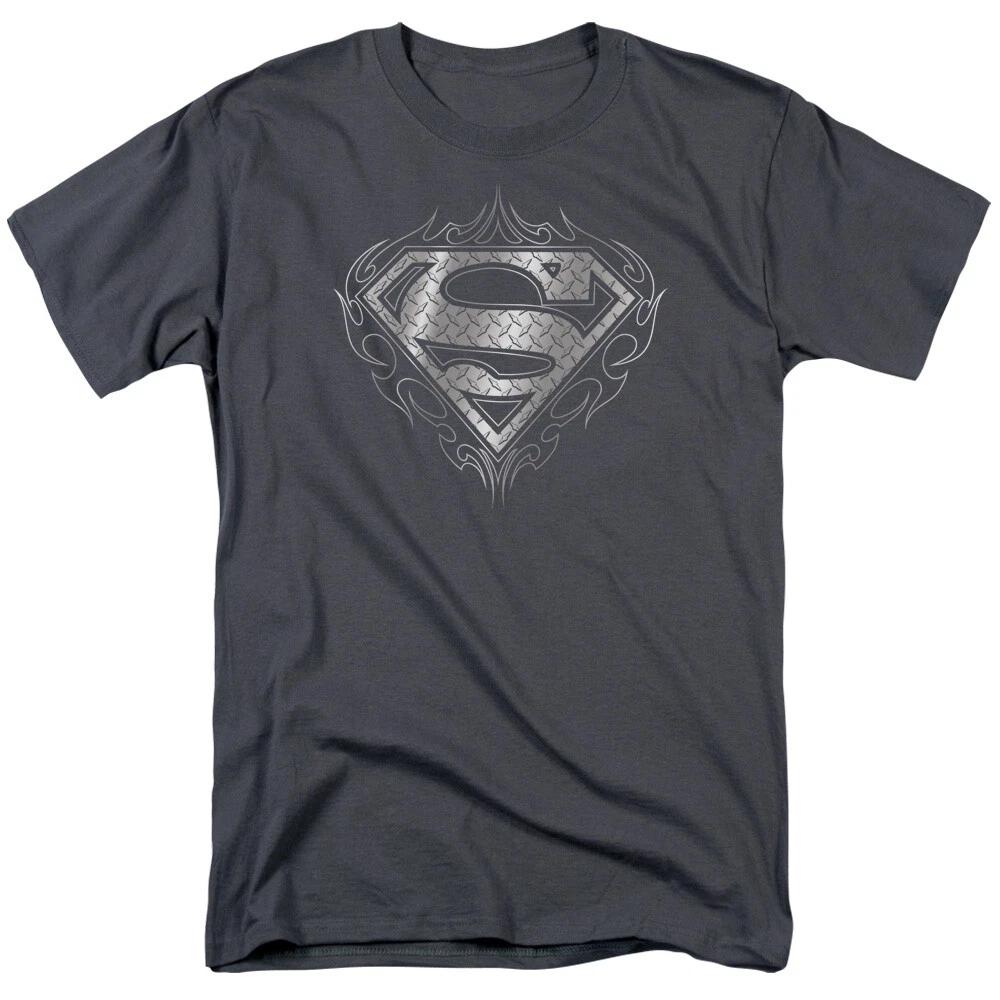 Superman  Tribal Steel Logo  T-Shirt - Regular or Tank - to 5X 3XL