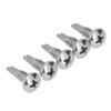 200 Pcs Round Head Self Drilling Screw 304 Stainless Steel 4.8x16mm Drill Screws for DIY Crafts