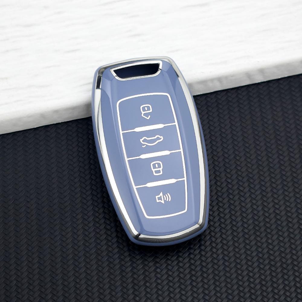 4 Buttons New Tpu Car Key Case Cover For Great Wall Haval Hover H1 H4 H6 H7 H9 F5 F7 H2S Gmw Coupe Protected Keyless Case Rings
