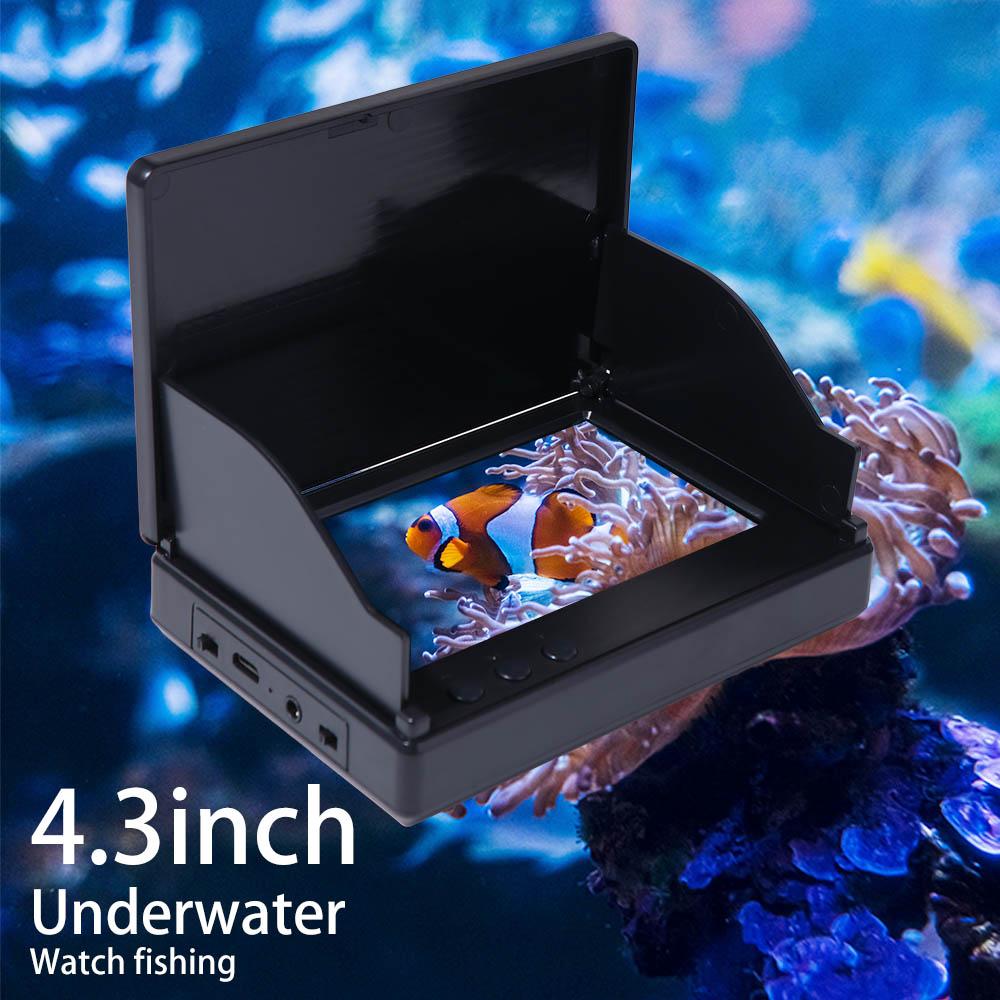 Sun Visor Underwater Fishing Monitor 4.3 Inch Screen Fishing Camera Monitor  Ice Fishing