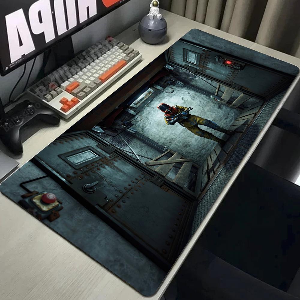 Spiel Rust Mauspade Computer-Mauspad PC-Gamer-Mausmatte Laptop XXL 900x400mm Gummi-Maus-Teppich Tastaturmatte
