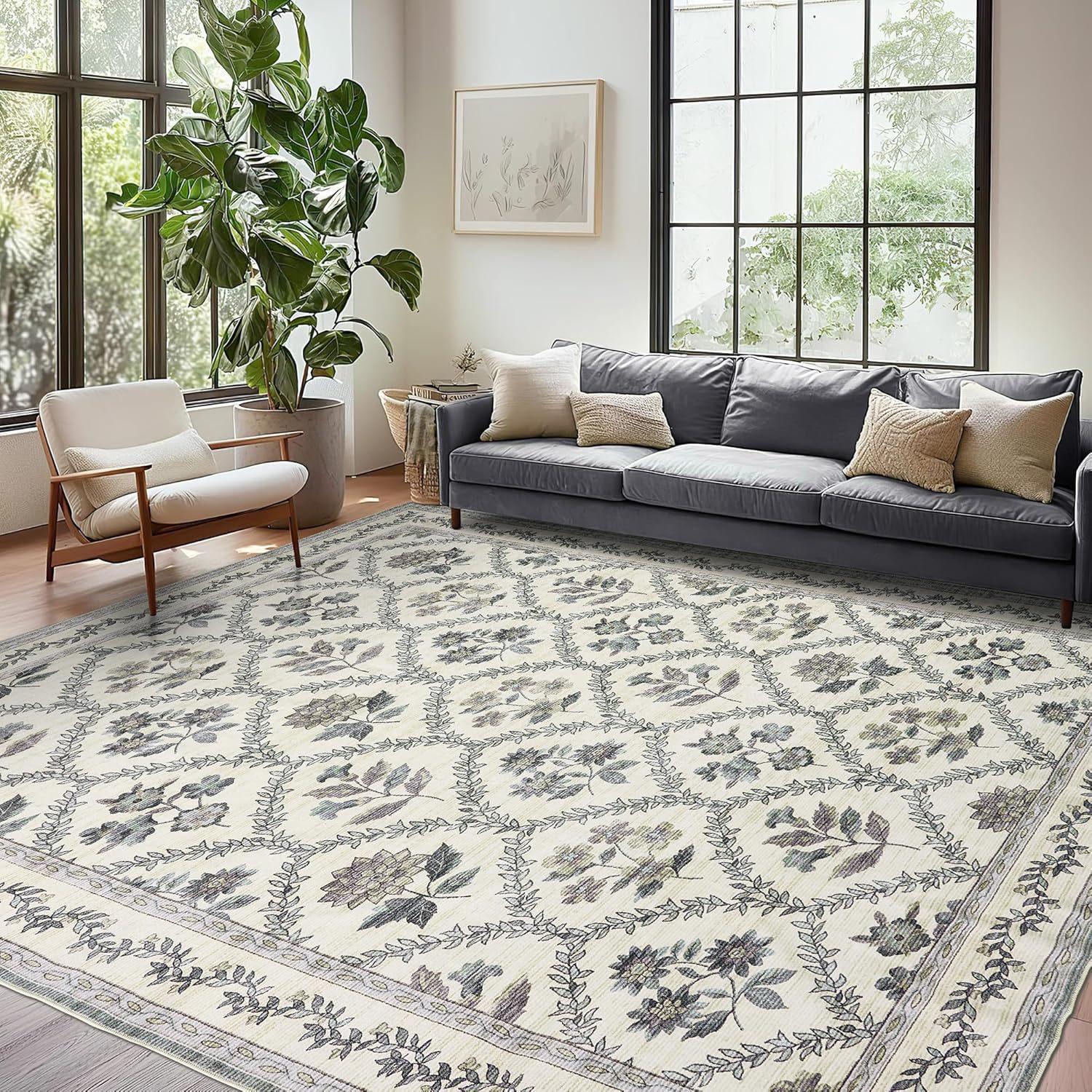 Богемный ковер для гостиной, спальни, декоративный ковер, износостойкий коврик для пола 140*200cm морская волна