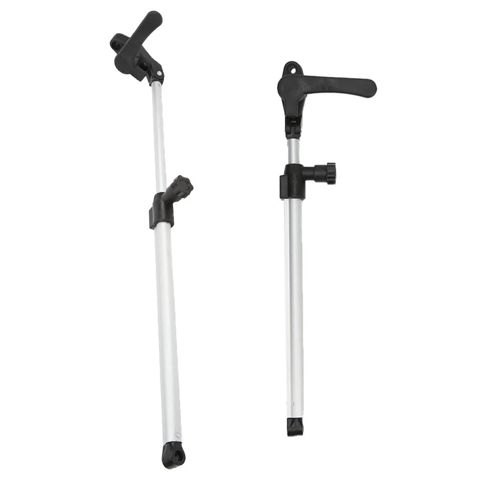 2Pcs RV Window Lift Strut Aluminum Alloy Support Bar 310‑435mm Telescopic Window Lid Support Strut for Motorhome Camper Trailer