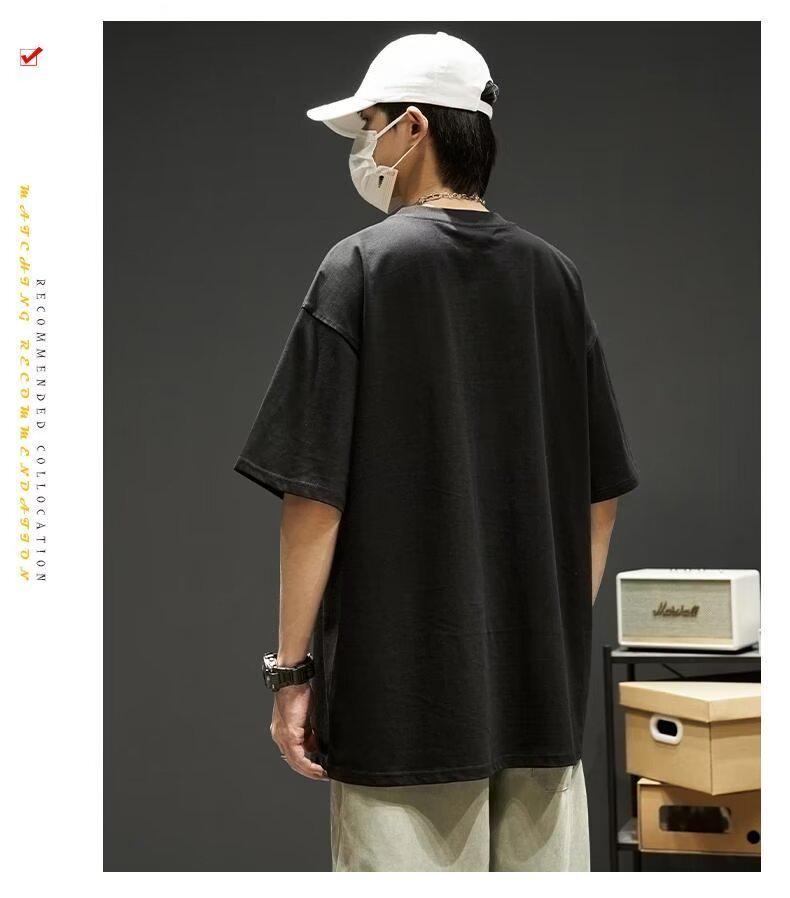 2024 Sommartrend Herr T-shirt med Korta Ärmar