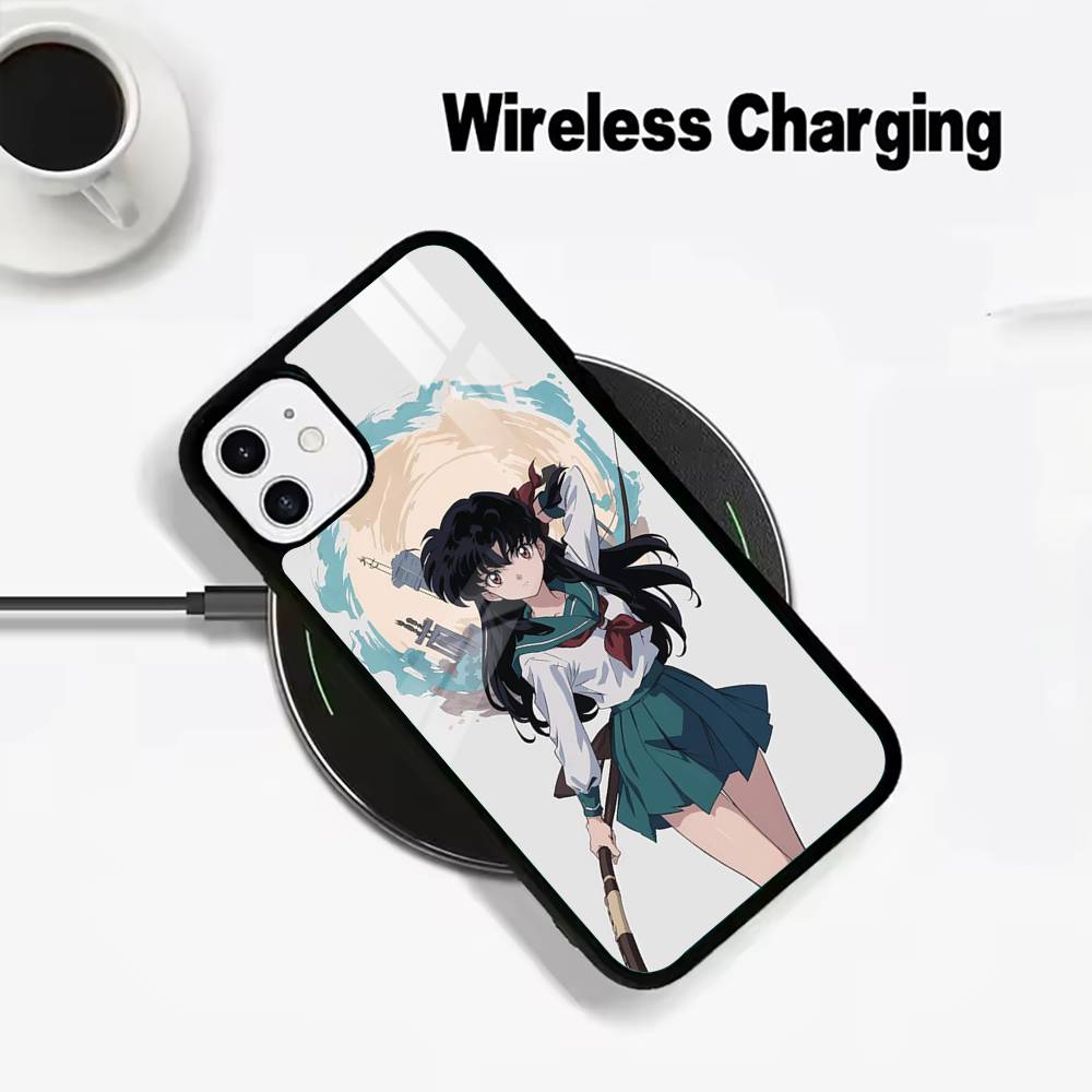 L-L-Inuyasha Phone Case For IPhone17 16 15 14 13 12 11 Pro Max 16/15/14Plus Wireless Charger Cover Funda