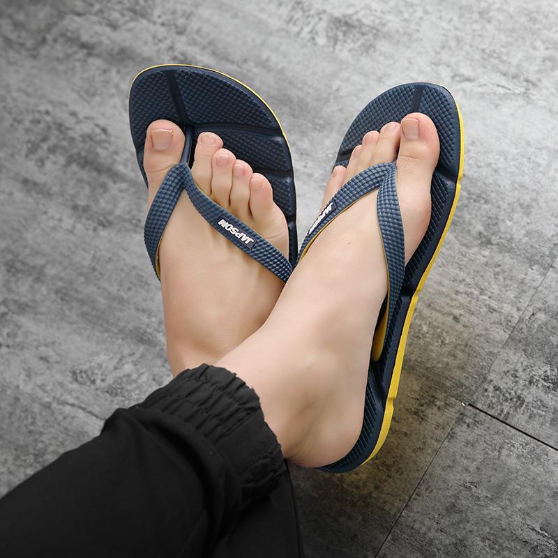 Men's Large Size 39-50 Flip-Flops Comfortable Massage Slide Lightweight Non-Slip Beach Sandals Chanclas Hombre