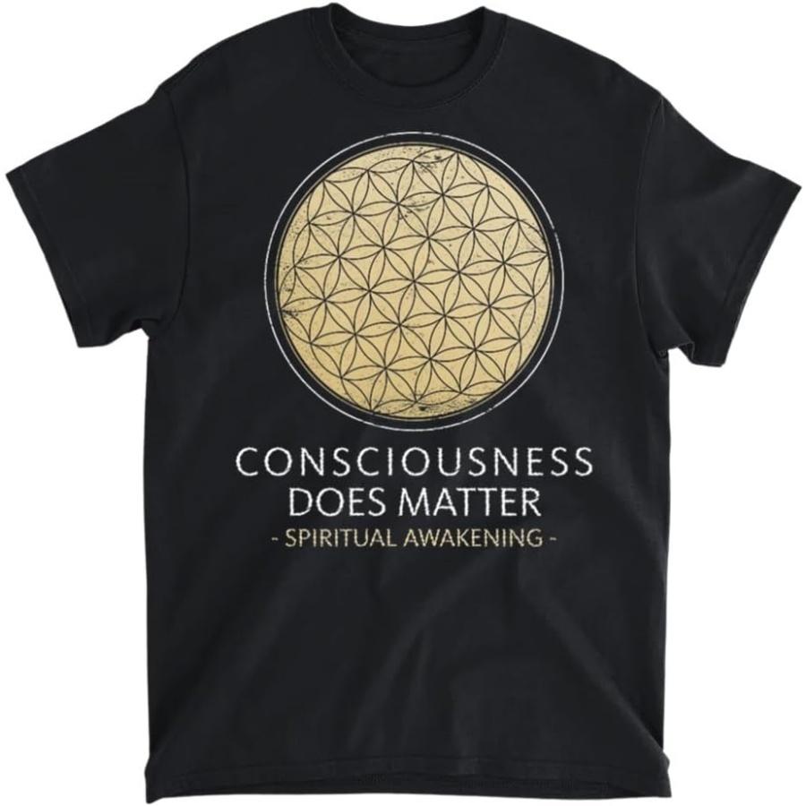 Пробуждение Души Сознание Имеет Значение Йога Сатсанг Футболка, Майка, Лонгслив, Свитшот, Худи Мужчины Женщины Дети Сделано в Канаде Черный S