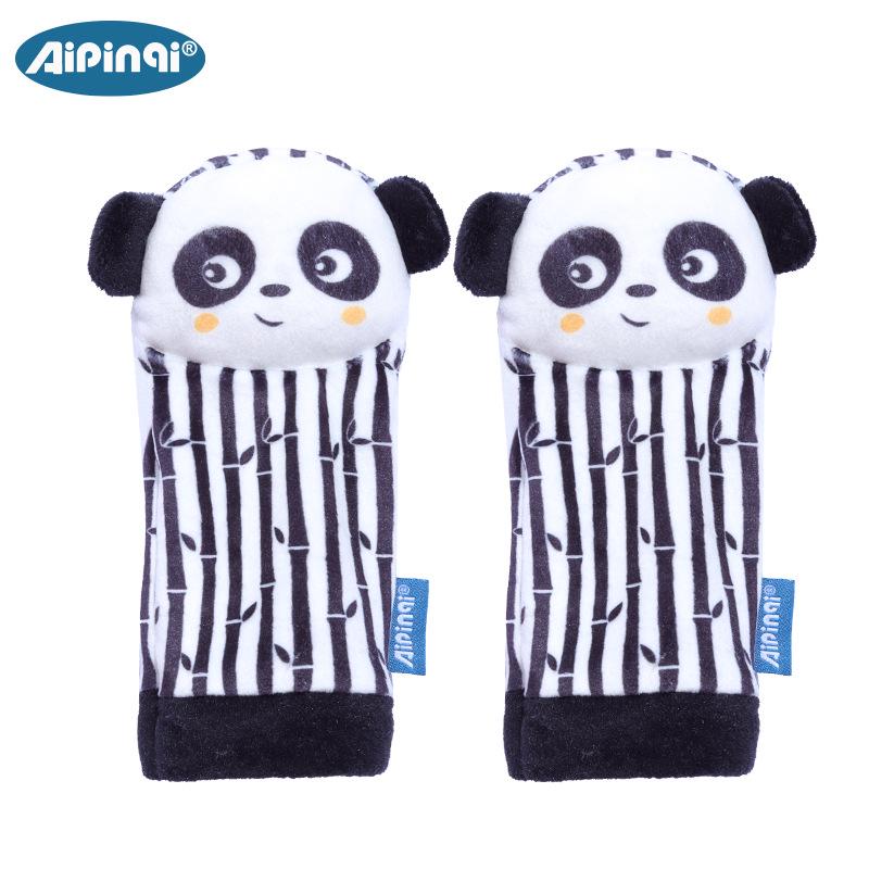 Aipinqi Baby Animal Wristband Toy with Rattle Socks (0-1 Year)