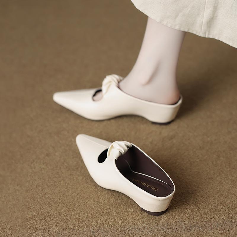 4088-2 Inner Height-increasing Slippers Women's Bag Head Half-trailer Outer Wear 2025 Summer New One-pedal Cool Slippers