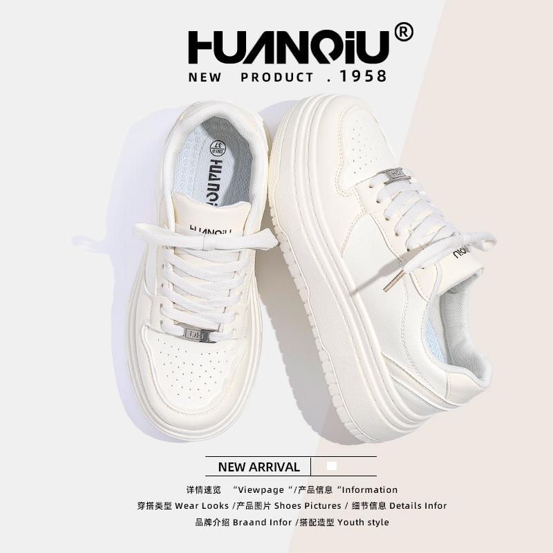 Global Platform White Shoes Women's ZHQ5958 New Summer Student Versatile Niche Casual Board Shoes Women's Shoes