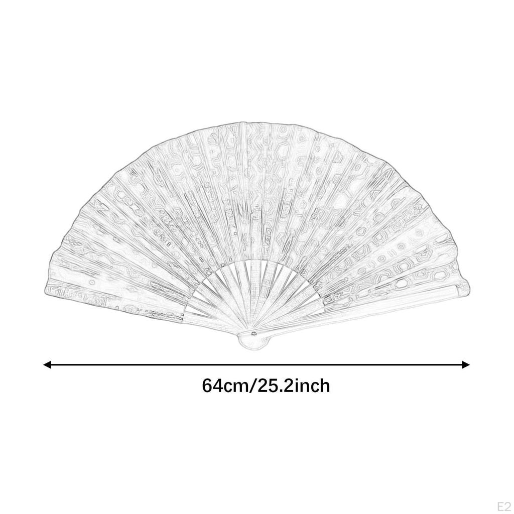 Line Dance Popping Fan Craft Hand for Party Supplies Theater Dancing Props