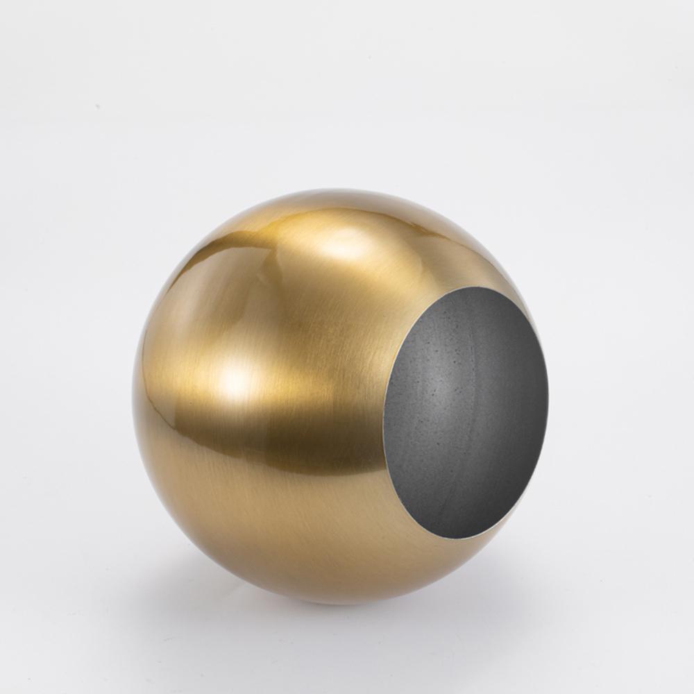 Edelstahl Metall Kleine Vase Leichter Luxus Kugelförmig Tischplatte Modern Schlicht Blumen Pflanzgefäß Dekoration Heimdekoration