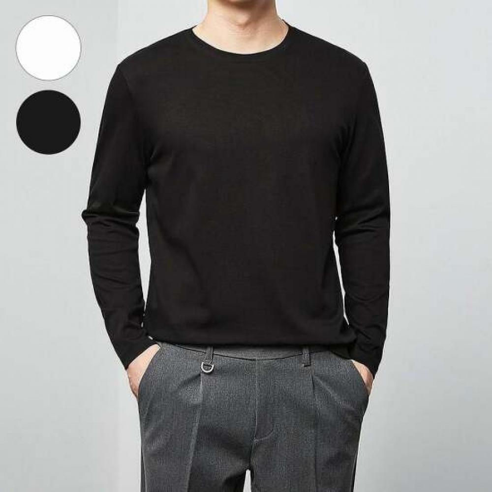 Limid Men Basic Round Neck LOng Sleeve T shirT On Sha Qwford4o