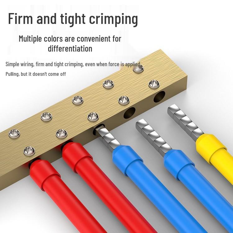 VE2508/E4009/E6012/E1510 European Pre-insulated Pin Type Crimp Terminal Copper Lug