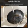 Midea 30cm Titanium Stainless Steel 0-Coating Non-stick Wok