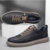 Mode Outdoor Sneaker Herren Echtleder Oxfords Atmungsaktive Schuhe Handgefertigte Echtlederschuhe Wanderschuhe Freizeitschuhe für Herren