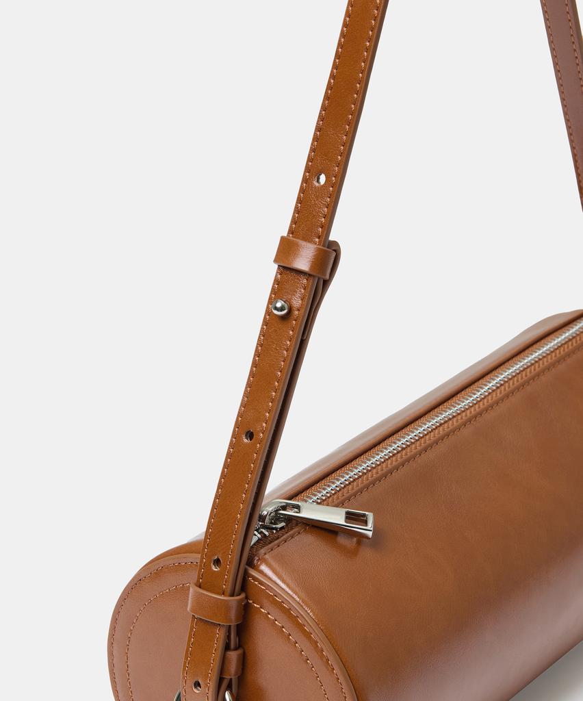 Musinsa Standard Woman Women'S Small Cylinder Shoulder Bag [Brown]