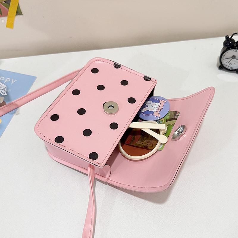 Classic Butterfly Bow Girl Mini Shoulder Bag With Pu Material For Daily Use