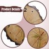 Rustic Wall Clock Made of [material Not Specified], Quiet, for Classrooms, Cafes,