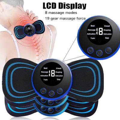 Intelligent Mini Electric Neck Massager Charging Portable Shoulder and Neck Neck Massage Patch with Multiple Adjustable Levels