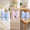 Lightweight Bowknot Pillow | Bow Cushion, Fluffy, Decorative with Bow,