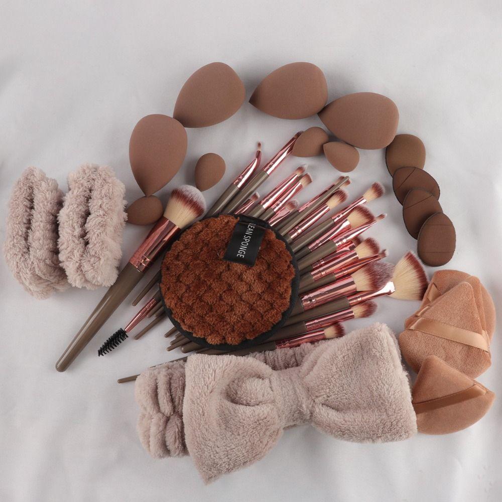 Professional Makeup Brush Set 20/40pcs Cleaning Tool Soft Makeup Brushes