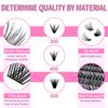 Diy Single Tuft Large Capacity Eyelash Book False Eyelashes 640 Tufts 30D40D50D Multiple Hair Eyelashes