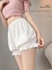 Women's Summer Loose Silk Bow Lantern Safety Shorts