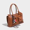 New Light Luxury Niche Fashion High-end Commuter Handbag Bowling Shoulder Bag Crossbody Boston Bag for Women