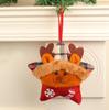 Christmas Santa Claus Elk Doll Christmas Tree Creative Decorations Pentagram Pendant Plush Toys