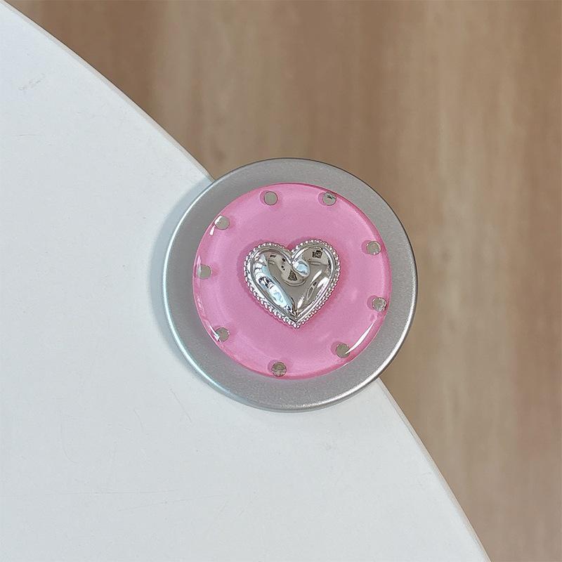 Korean Style Magnetic Phone Holder & Ring Stand for Desktop Drama Viewing