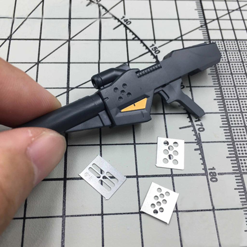 13 Kind Stainless Steel For 1/100 1/144 MG Gundam Detail-up Craft tool Auxiliary Stencil Templates Accessories