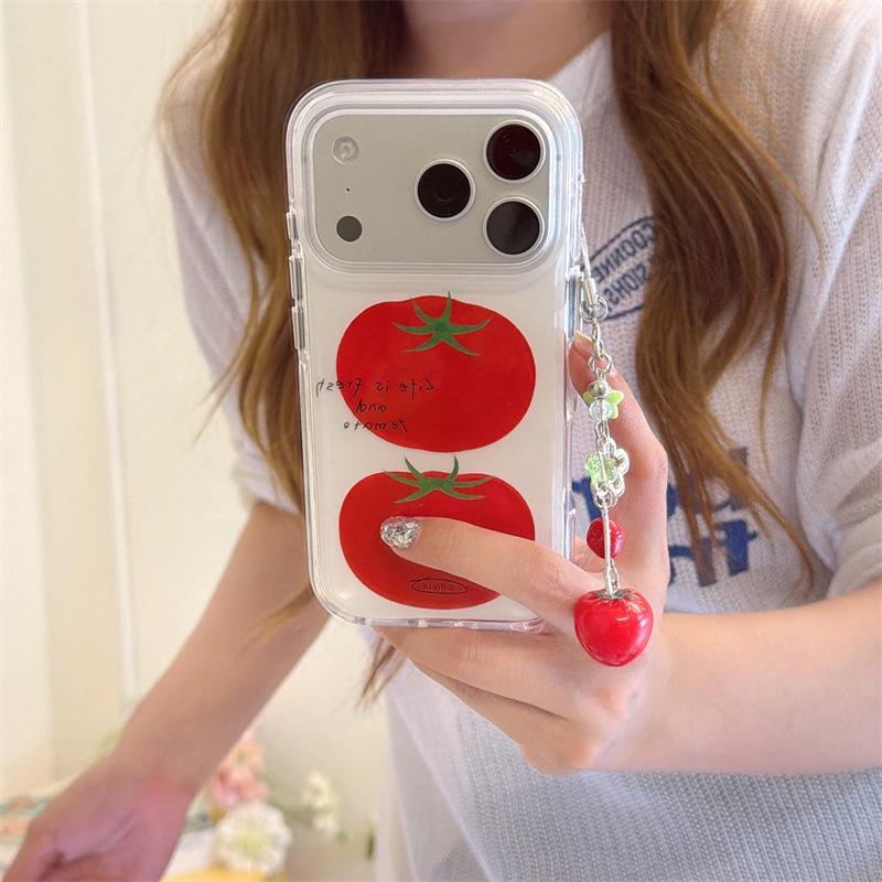 Fresh Tomato Design Phone Case for iPhone 17/16ProMax/15/14