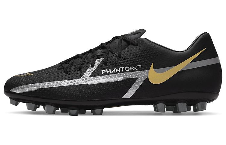 Nike Phantom GT2 Academy Ag  Black Dark Grey Metallic Gold  DC0798-007 40.5