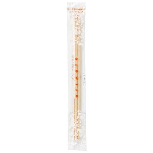 500 Pairs of Disposable Chopsticks, Fully Sealed Poly Bag, Birch Wood, Genroku Chopsticks with Toothpicks, PK-056