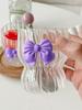 Vintage Ripple Cup Butterfly Decorated Iced Coffee Cup Suitable for Juice Beer Beverage Water Dessert Beverage Coffee